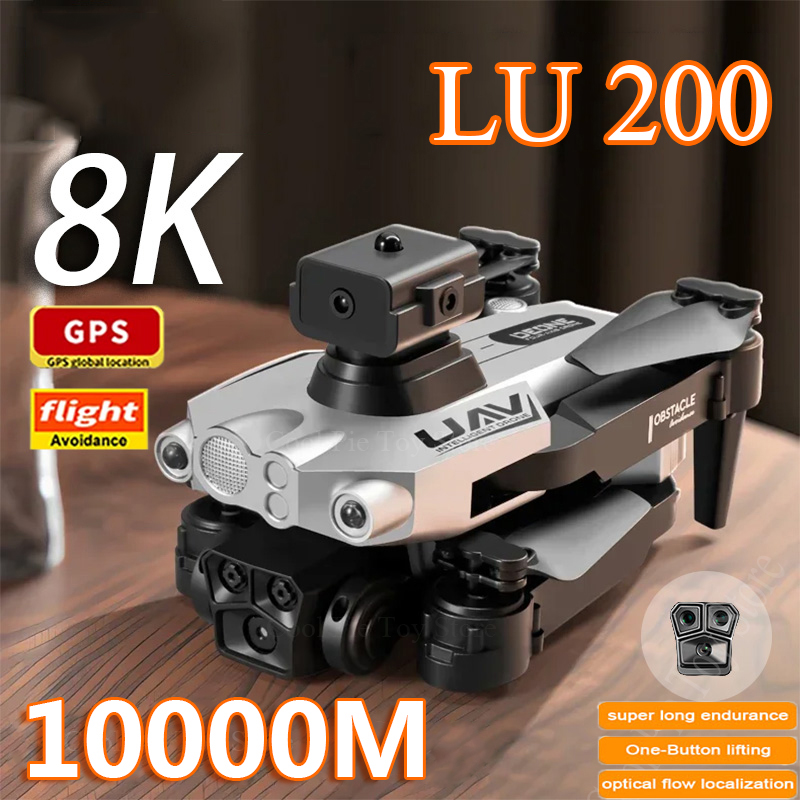 Rc Hobby Wholesale - LU200 Drone 8K Professionale Dual-Camera HD