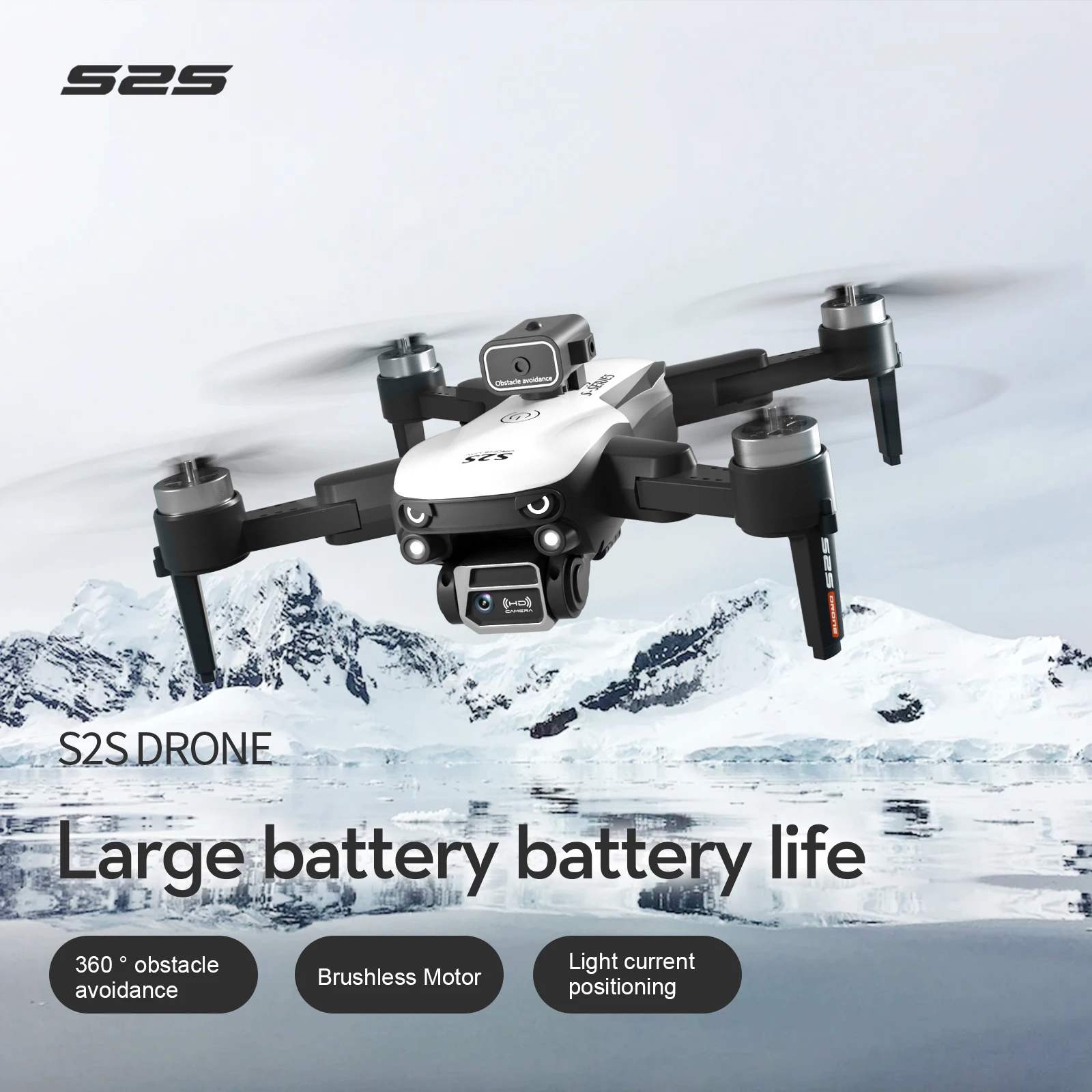 New S2S Drone 8K Professional  - Rc Hobby Wholesale recension och pris