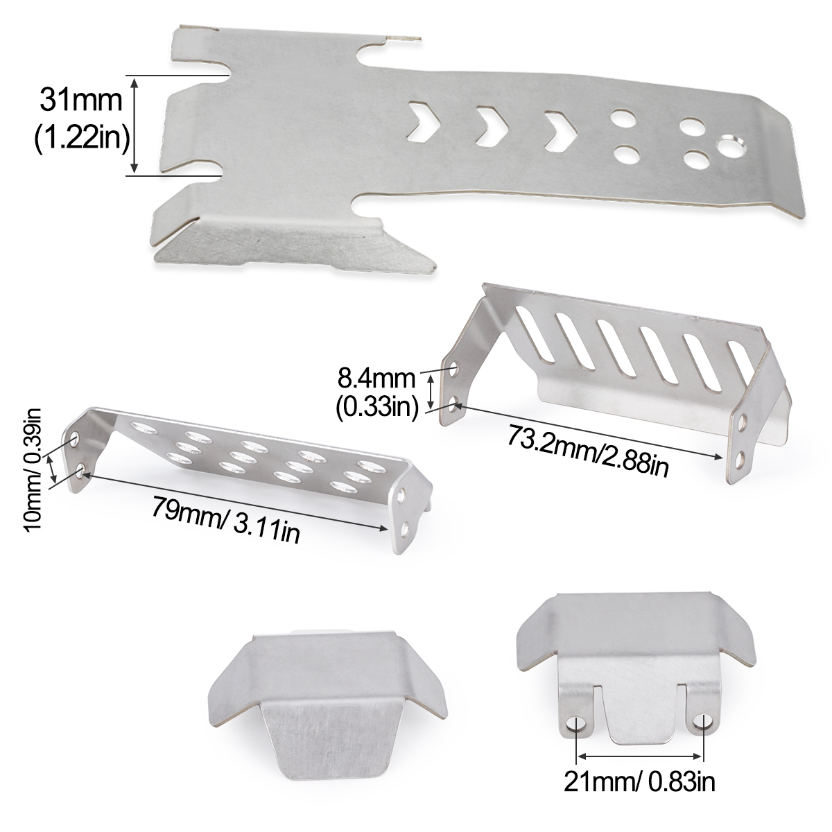 Stainless Steel Axle Protector - Rc Hobby Room recension och pris