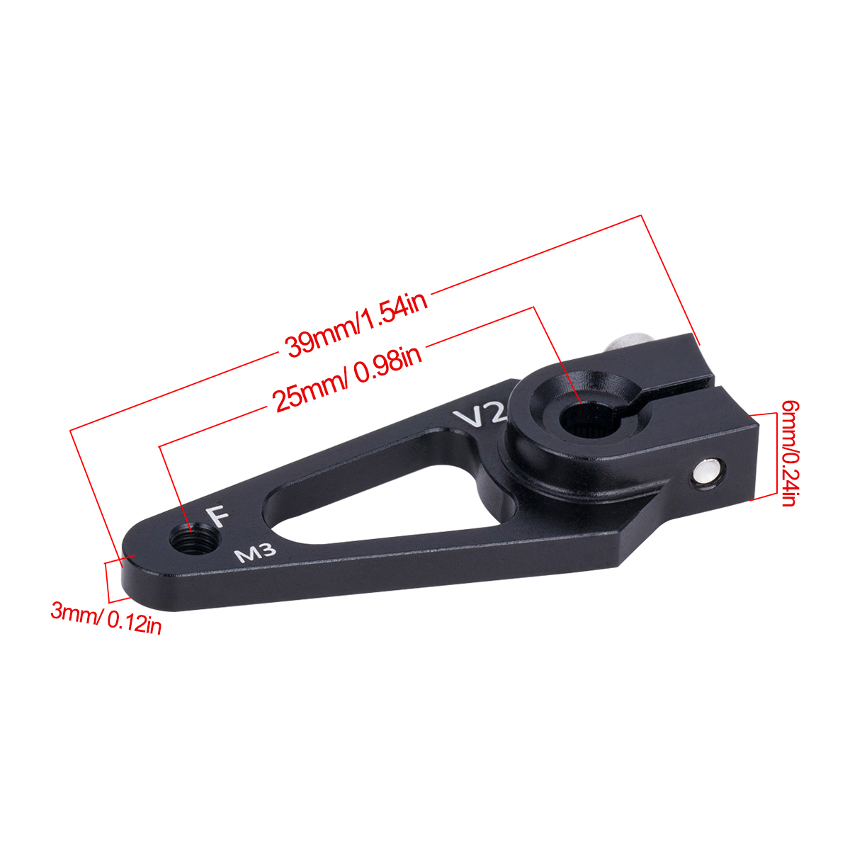 7075 Aluminum 25T Servo Horn M - Rc Hobby Room recension och pris