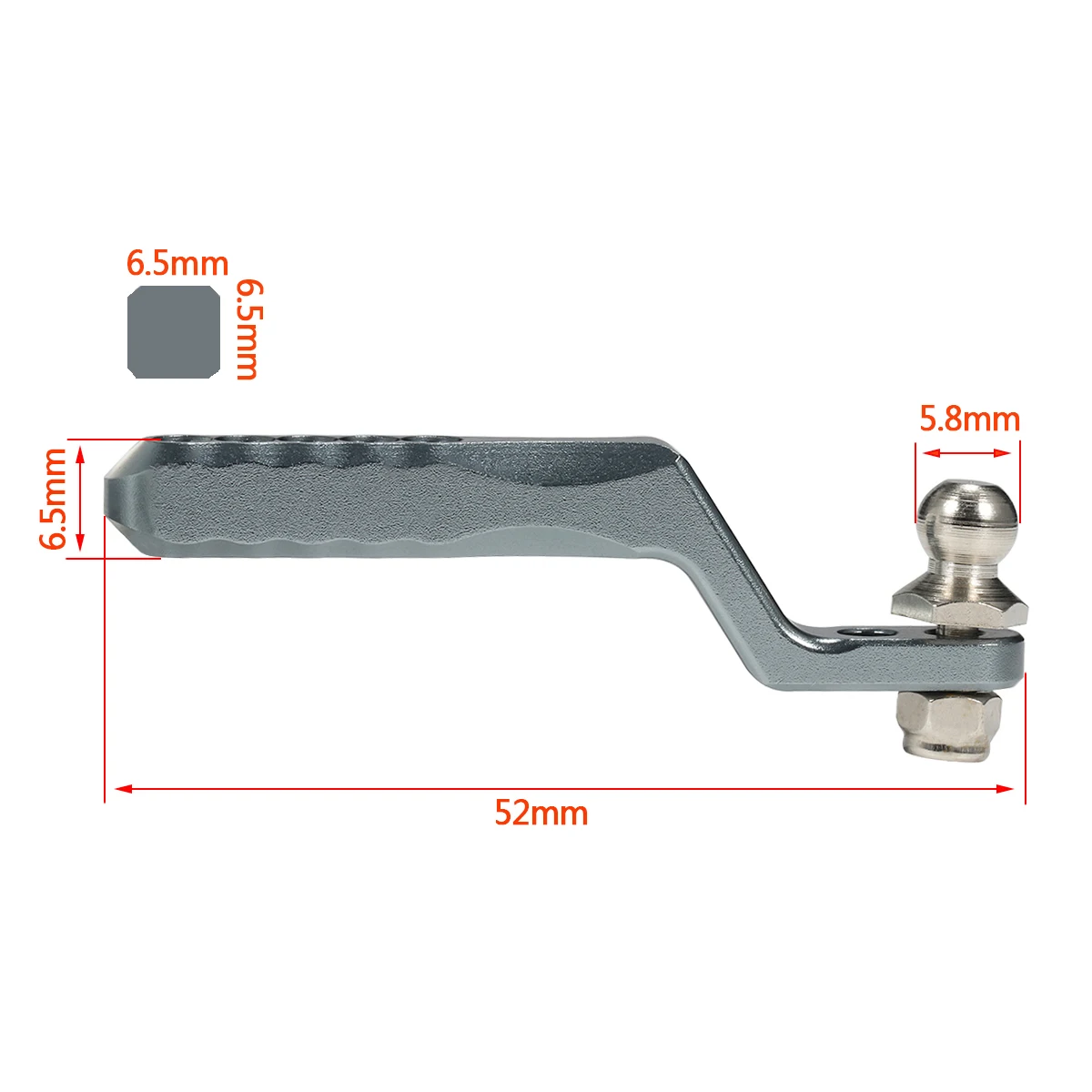 Aluminum RC Tow Hitch Scale Tr - Rc Crawler 4X4 recension och pris