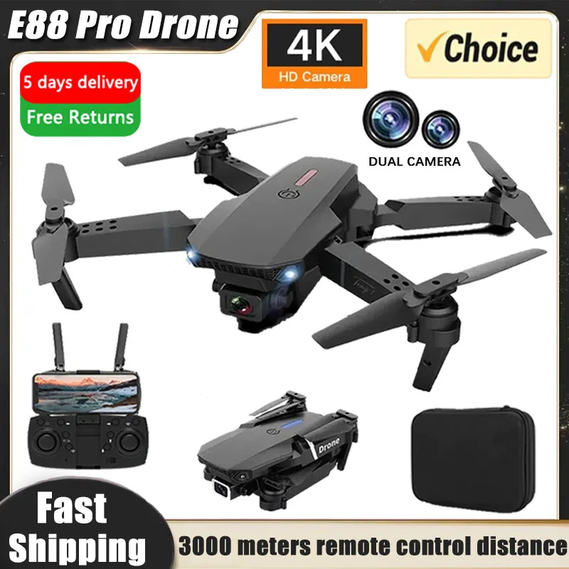 New E88Pro RC Drone 4K Profess - Rc Hobby Wholesale recension och pris