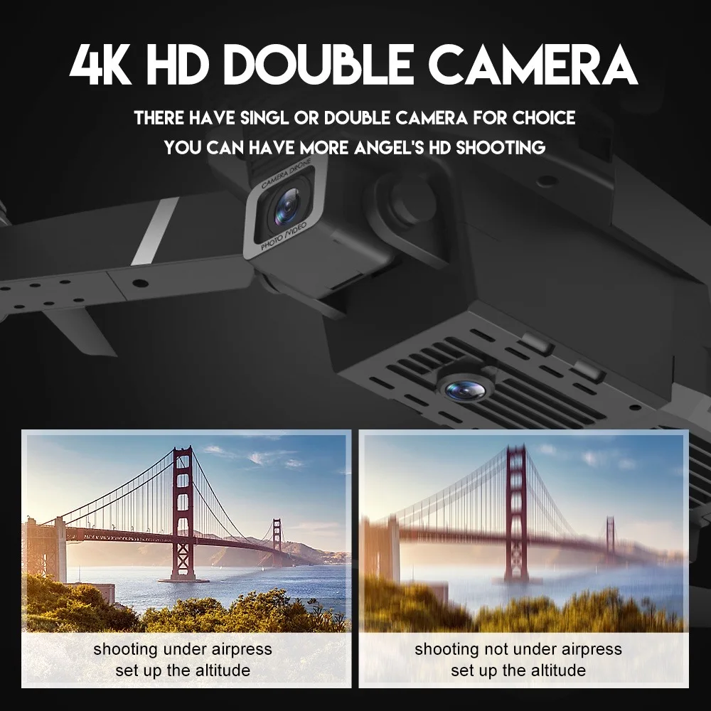 New E88Pro RC Drone 4K Profess - Rc Hobby Wholesale recension och pris
