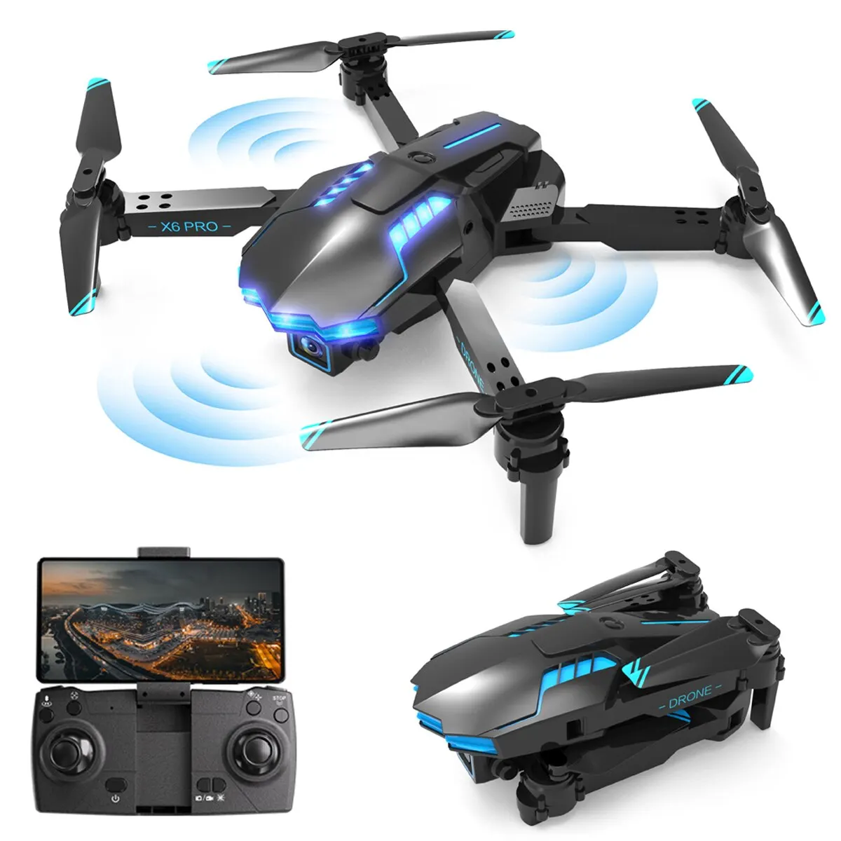 KBDFA X6 PRO Drone With Camera - Rc Hobby Wholesale recension och pris