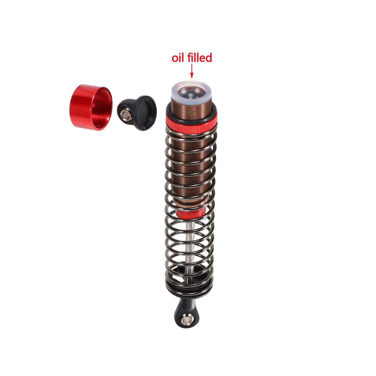 4Pcs Adjustable Oil Filled Sho - Rc Crawler 4X4 recension och pris