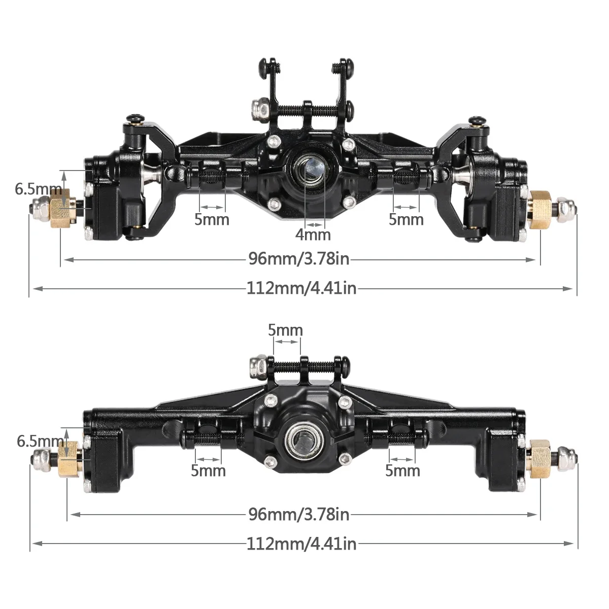 TRX4M Aluminum Front Rear Port - Rc Hobby Room recension och pris