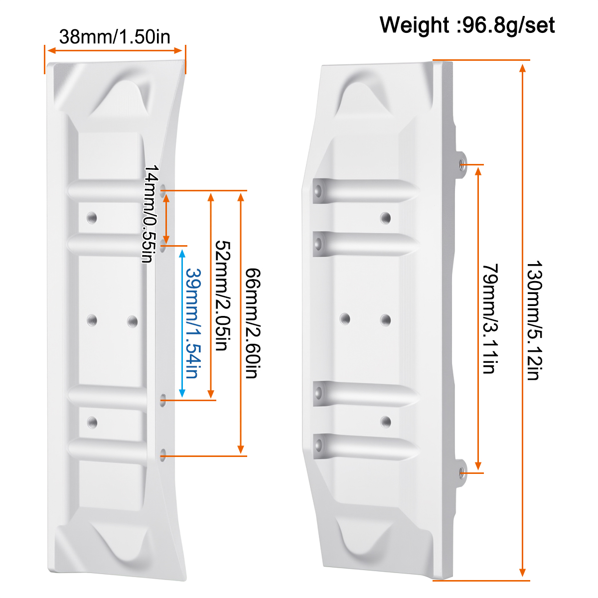 Aluminum Side Pedal for Vanqui - Rc Hobby Room recension och pris